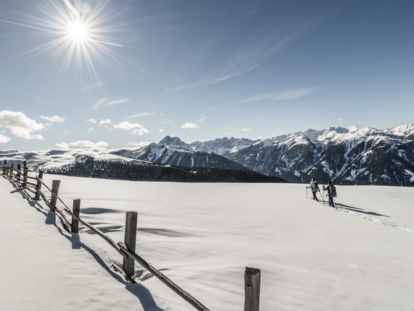 Snowshoe hiking on Alpe di Rodengo and Alpe di Luson Snowshoe hiking on Alpe di Rodengo and Alpe di Luson