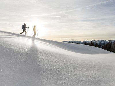 Snowshoe hiking on Alpe di Rodengo and Alpe di Luson Snowshoe hiking on Alpe di Rodengo and Alpe di Luson